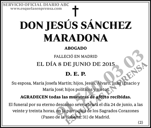 Jesús Sánchez Maradona